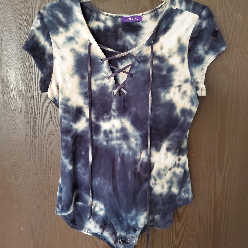 Fashion Nova Tie Dye Bodysuit